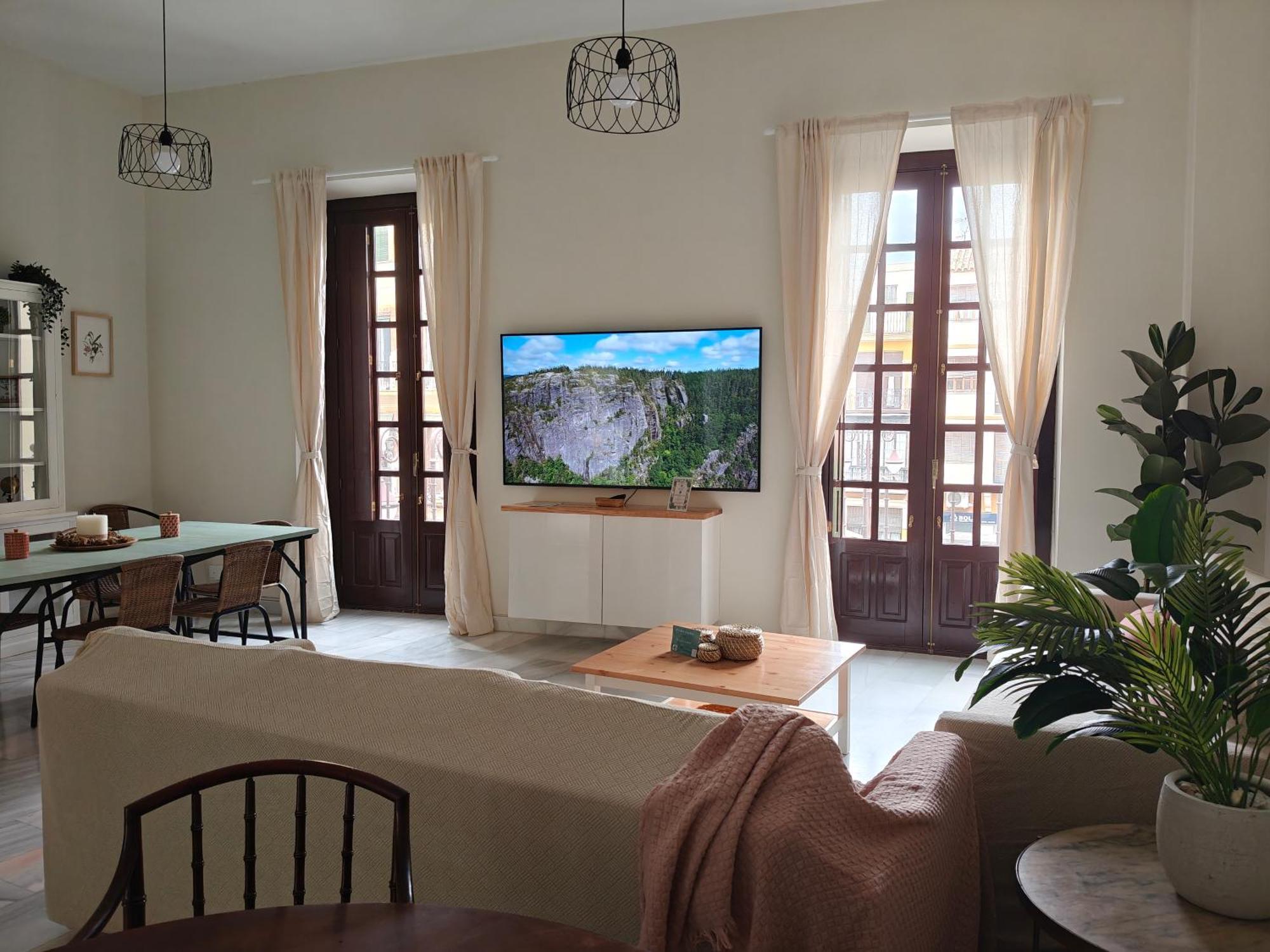 Charming Bright Apartment With Balconies On Cuesta Del Rosario Sevilha Exterior foto
